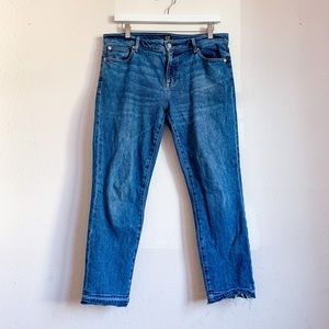 GAP / Denim “Girlfriend” Straight Leg Ankle Jeans / 30